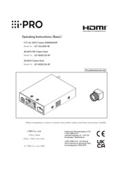 i-PRO GP-HE23CX0-0F Operating Instructions Manual