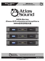 Atlas MPA0802 Owner's Manual