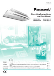 Panasonic CS-ME12EB1E Operating Instructions Manual