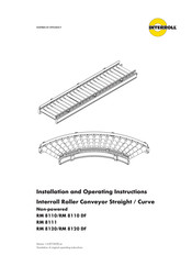 Interroll RM 8120 DF Installation And Operating Instructions Manual