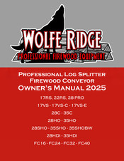 Wolfe Ridge 28C Owner's Manual