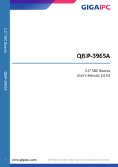 GIGAIPC QBiP-3965A User Manual