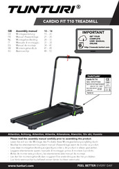 Tunturi 19TCFT1000 Assembly Manual