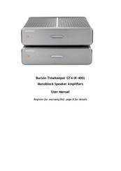 Burson Timekeeper GT4 User Manual