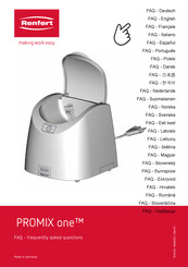 Renfert PROMIX one Frequently Asked Questions Manual