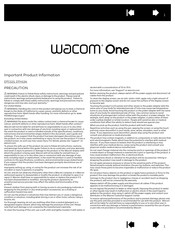 Wacom DTC121 Important Product Information