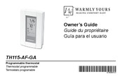 Warmly Yours SmartStat TH115 Series Owner's Manual