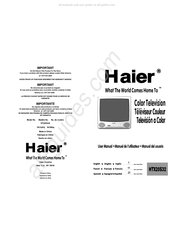 Haier HTX20S32 User Manual