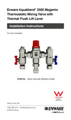 Watts ENWARE Aquablend ATM725L Installation Instructions Manual