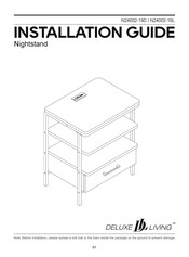 DELUXE LIVING N24002-19L Installation Manual