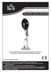 HOMCOM 824-010V70 Instructions For Use Manual