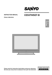 Sanyo CES37WSD7-B Instruction Manual