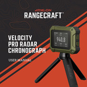 Athlon RANGECRAFT VELOCITY PRO User Manual