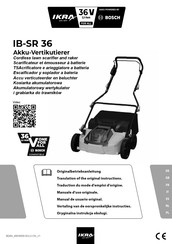 Ikra IB-SR 36 Translation Of The Original Instructions