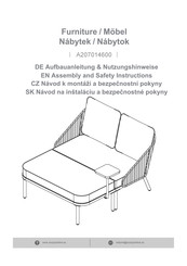 Sunjoy A207014600 Assembly And Safety Instructions
