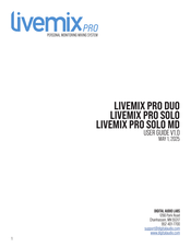 Digital Audio Labs LIVEMIX PRO SOLO MD User Manual