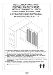 Decobus Handel N620P207714 Installation Instruction