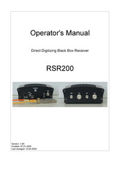 K&M Burkhard Reuter RSR200 Operator's Manual