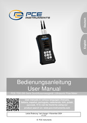 PCE Instruments PCE-TDS 200+ M User Manual