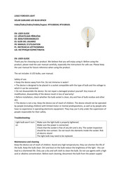 Forever light RTV100101 User Manual