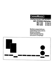Nordmende 9.155H Operating Instructions Manual