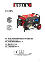 BRICK BG3002RV Original Instructions Manual