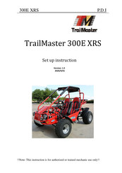TrailMaster 300E XRS 2020 Setup Instruction