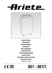 ARIETE 801/1 Manual