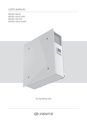 Vents MICRA 100 V1E ERV User Manual