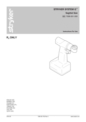 Stryker SYSTEM G Instructions For Use Manual