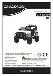 Aiyaplay 370-329V90 Manual Book