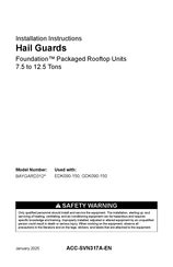 Trane BAYGARD312 Series Installation Instructions Manual