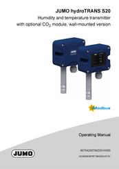 JUMO hydroTRANS S20 Operating Manual
