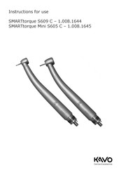 KaVo SMARTtorque Mini S605 C Instructions For Use Manual