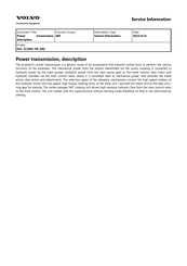 Volvo EC360CHR Service Information