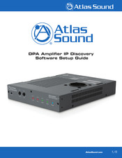 Atlas DPA-102PM Software Setup Manual