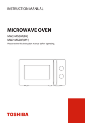 Toshiba MW2-MG20P(WH) Instruction Manual