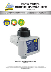 Profi-pumpe PRESFLO-2 PS01124 Operating Instructions Manual