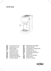 SOLAC Taste Slim Basic Instructions For Use Manual
