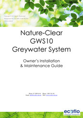 Ecoflo GWS10 Installation & Maintenance Manual