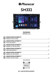 Phonocar CUSTOMFIT SM332 Installer Manual
