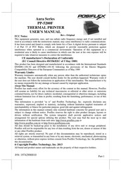 POSIFLEX Aura PP-5200F User Manual