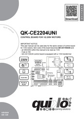 quiko QK-CE2204UNI Manual