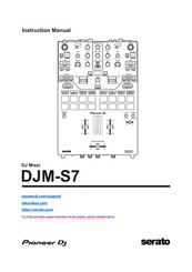 PIONEER DJ Serato DJM-S7 Instruction Manual