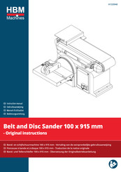 HBM Machines H133948 Instruction Manual