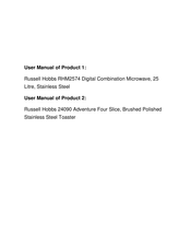 Russell Hobbs 24090 Instructions Manual