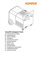 Kemper VacuFil Compact Twin Operating Manual