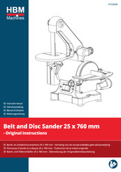 HBM Machines H133949 Instruction Manual