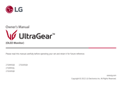 LG UltraGear 27GR95QL Owner's Manual