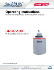 AIRMATIC BinMaster CNCR-190 Operating Instructions Manual